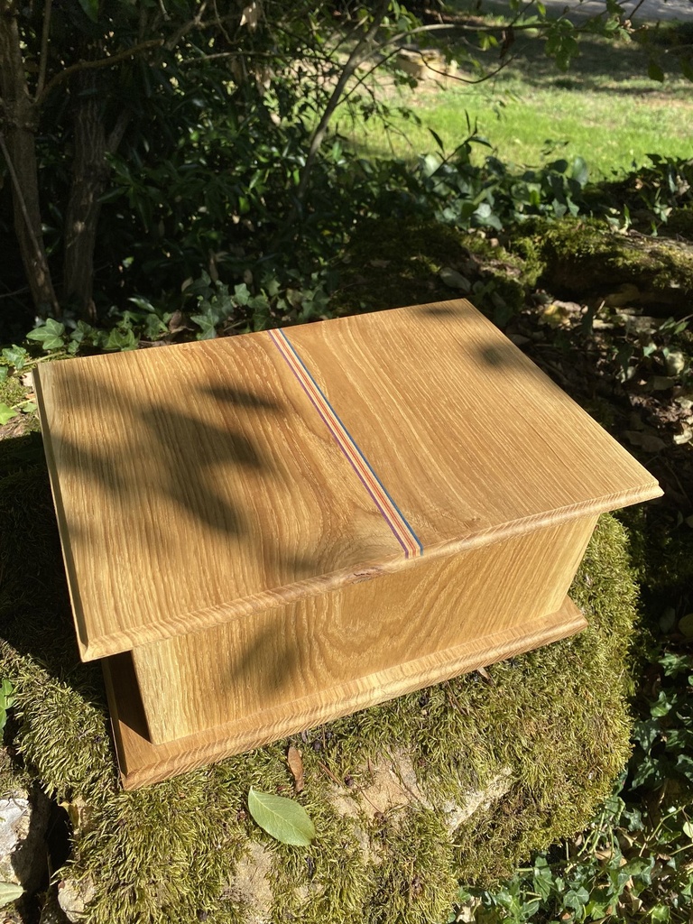 Boîte à bijoux en chêne