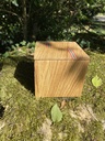 Boîte en chêne 11cm x 11 cm x 10,5cm