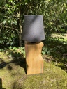 Lampe abat-jour gris